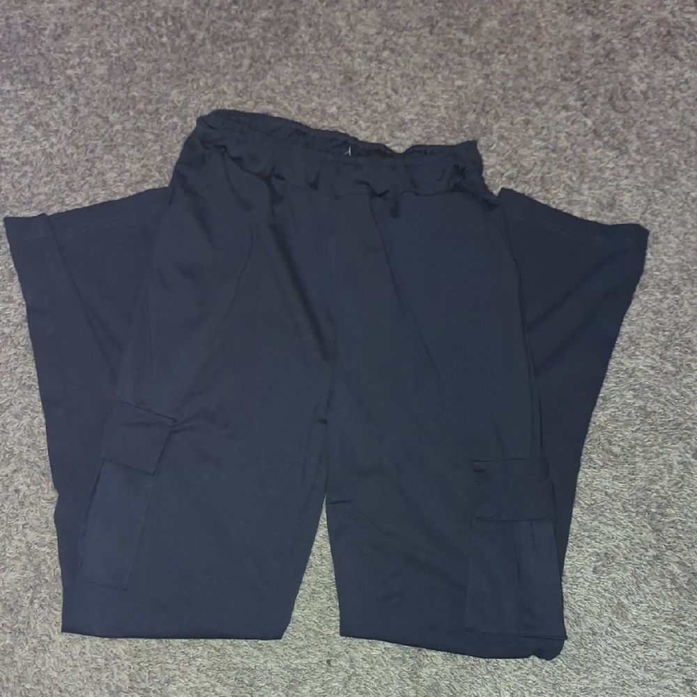 Shosho Black Wide Leg Pants